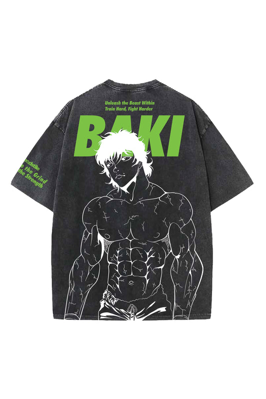 Baki Designed Oversized T-shirt