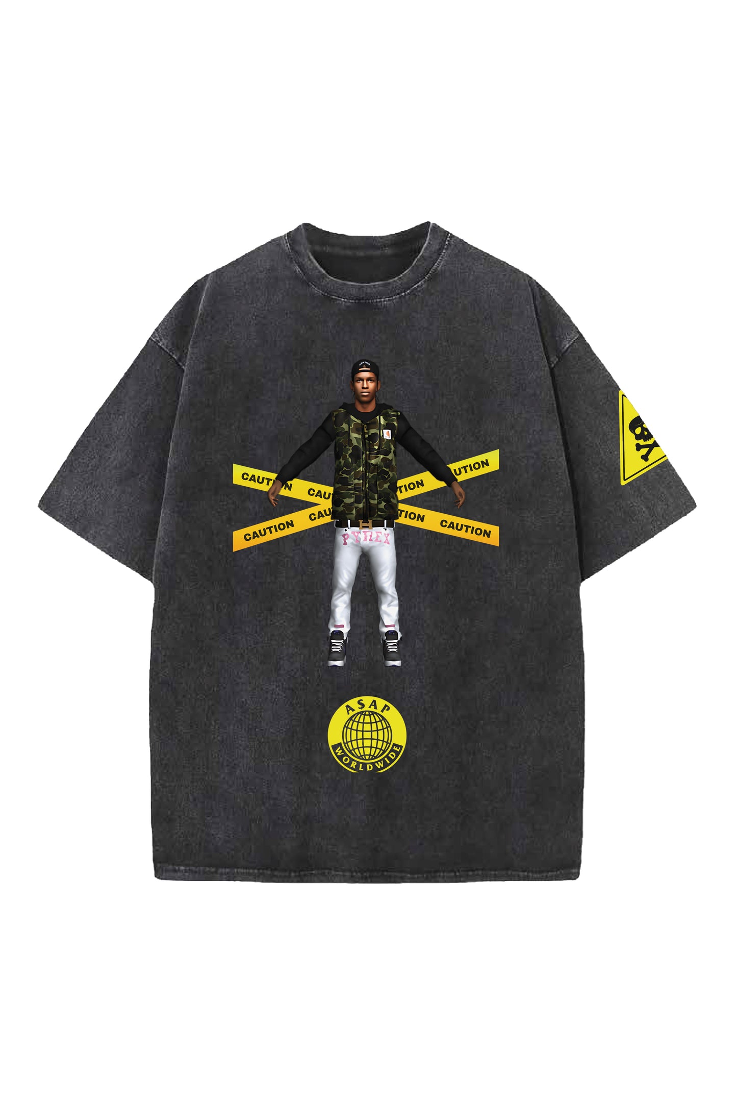 ASAP Rocky Testing Designed Oversized T-shirt