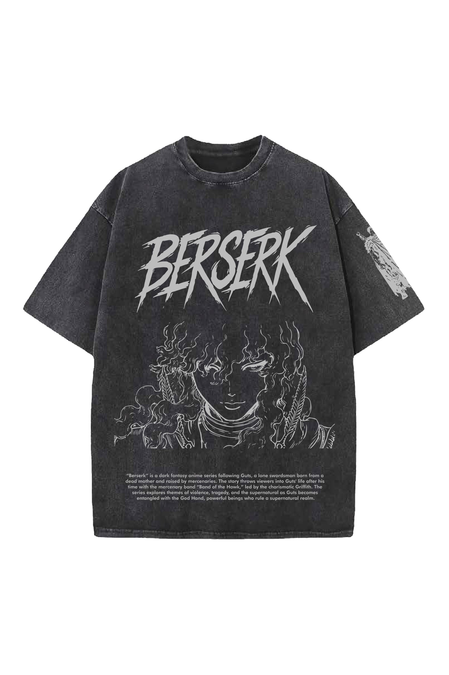 Berserk Designed Oversized T-shirt