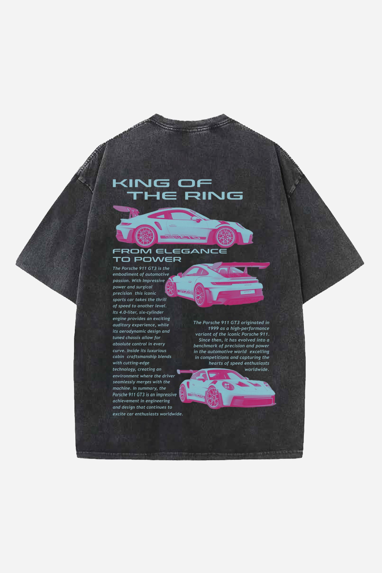 Porsche TR3 Designed Oversized T-shirt