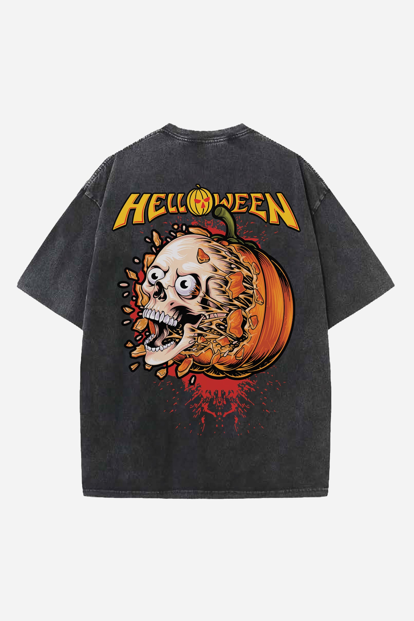 Halloween Designed Oversized T-shirt