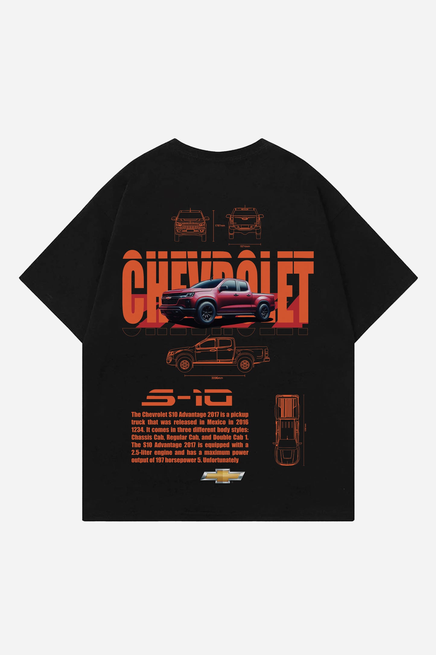 Chevrolet Designed Oversized T-shirt