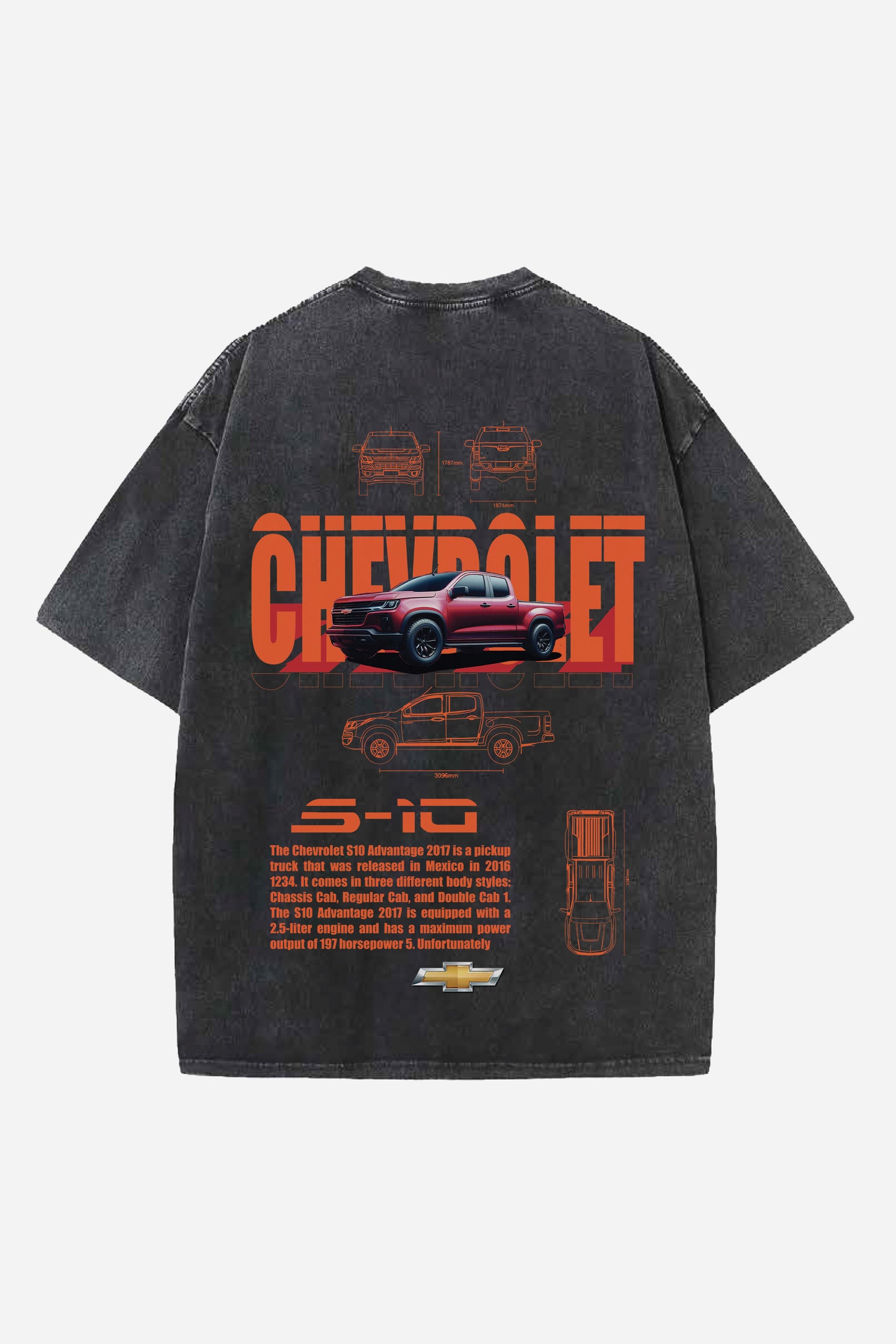 Chevrolet Designed Oversized T-shirt