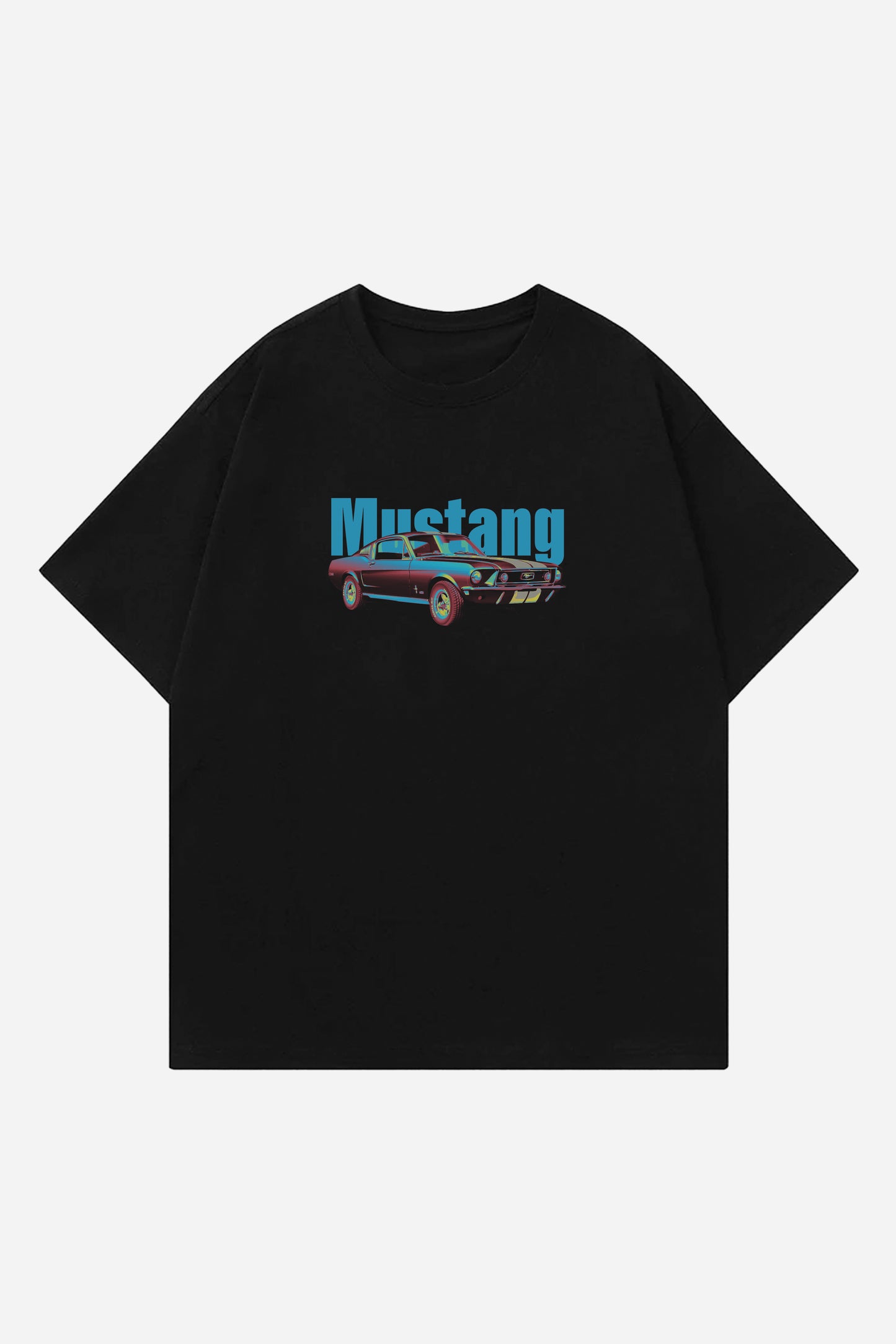 Mustang Designed Oversized T-shirt