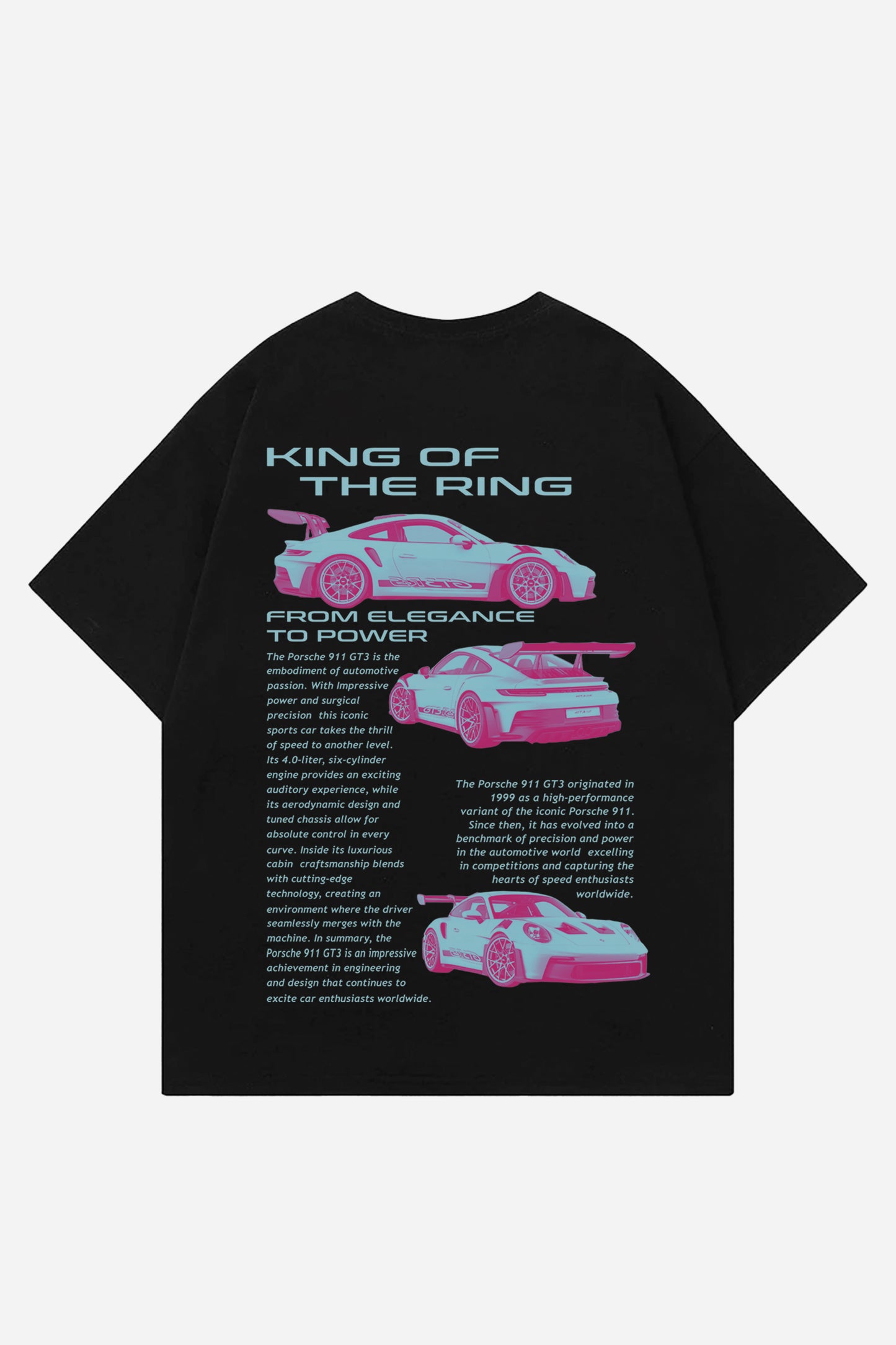 Porsche TR3 Designed Oversized T-shirt