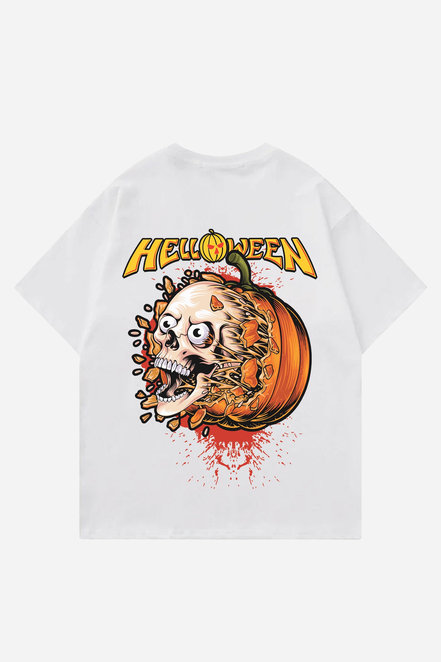 Halloween Designed Oversized T-shirt