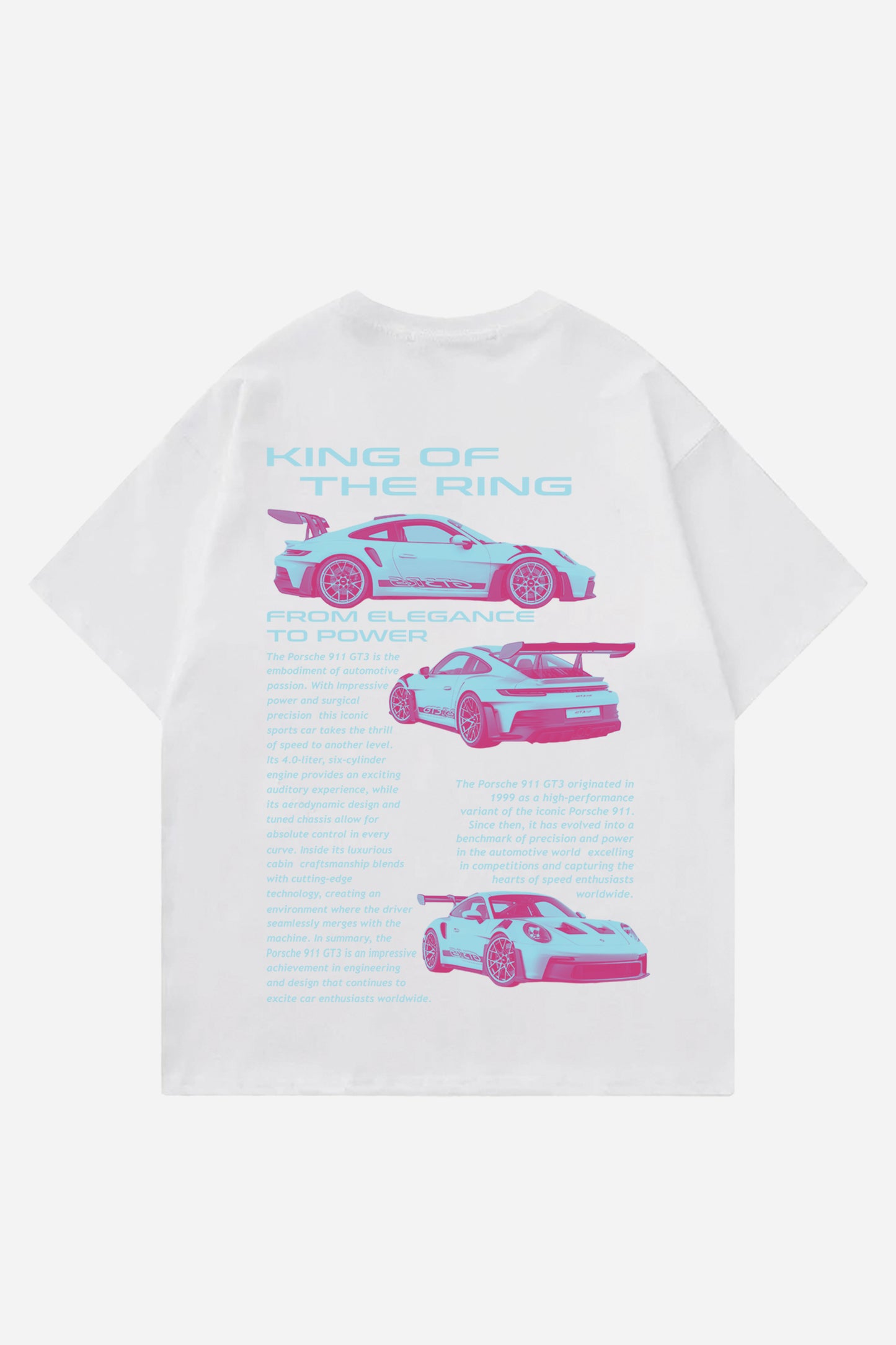 Porsche TR3 Designed Oversized T-shirt