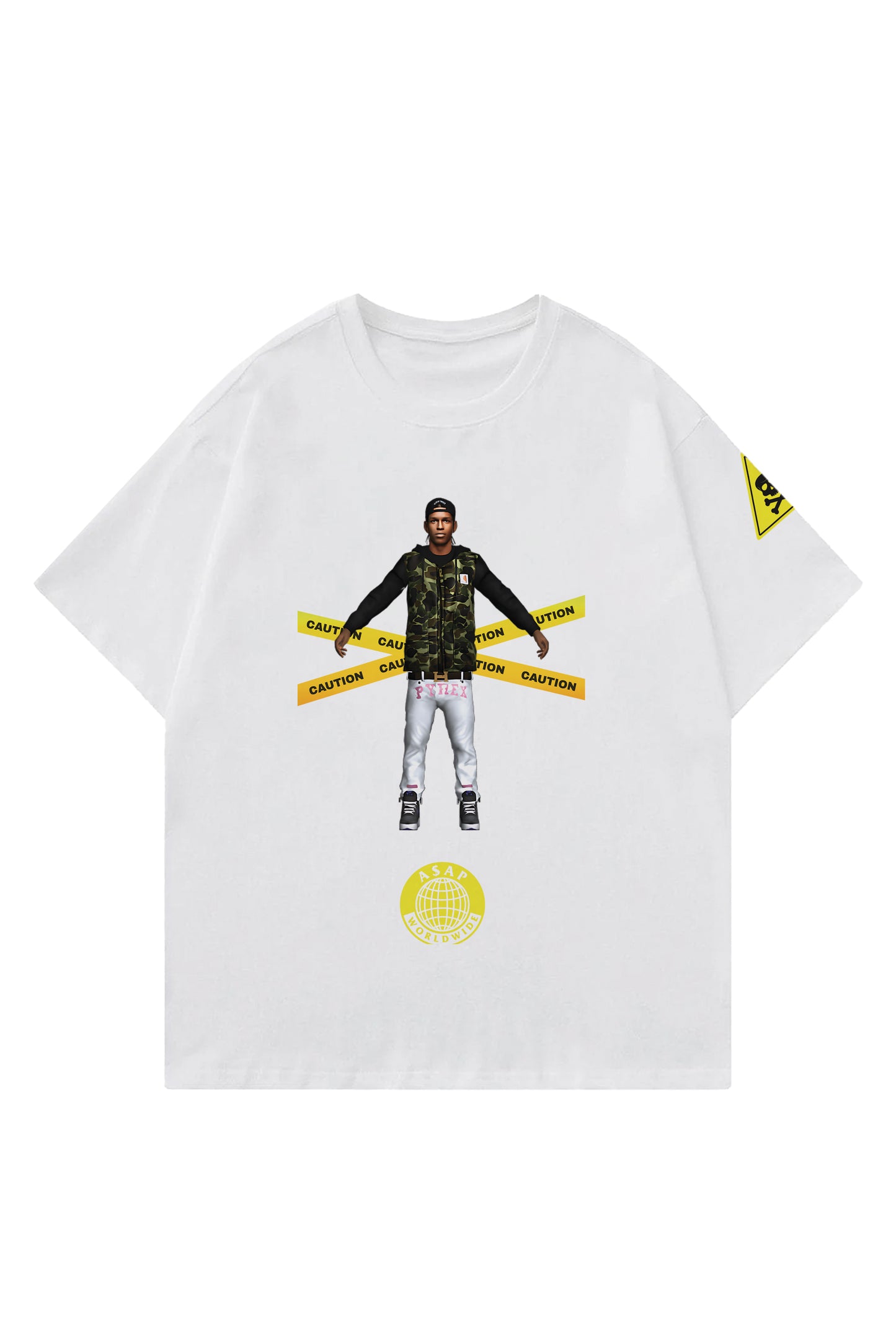 ASAP Rocky Testing Designed Oversized T-shirt